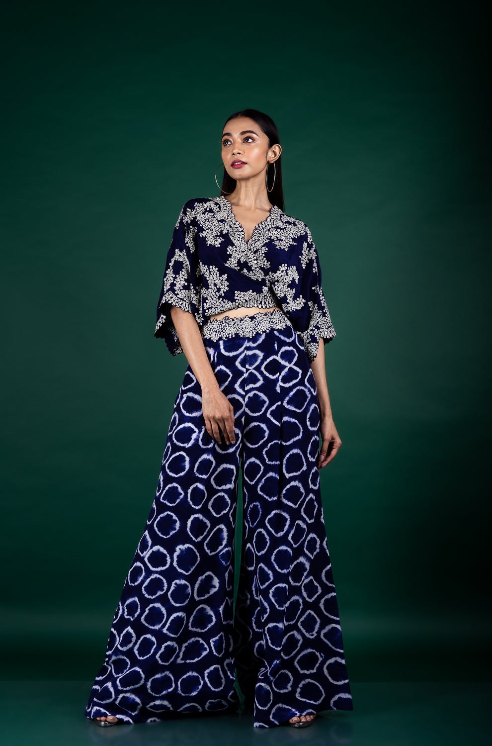 Kaftan Top & A-Line Pants Set, a product by Nupur Kanoi