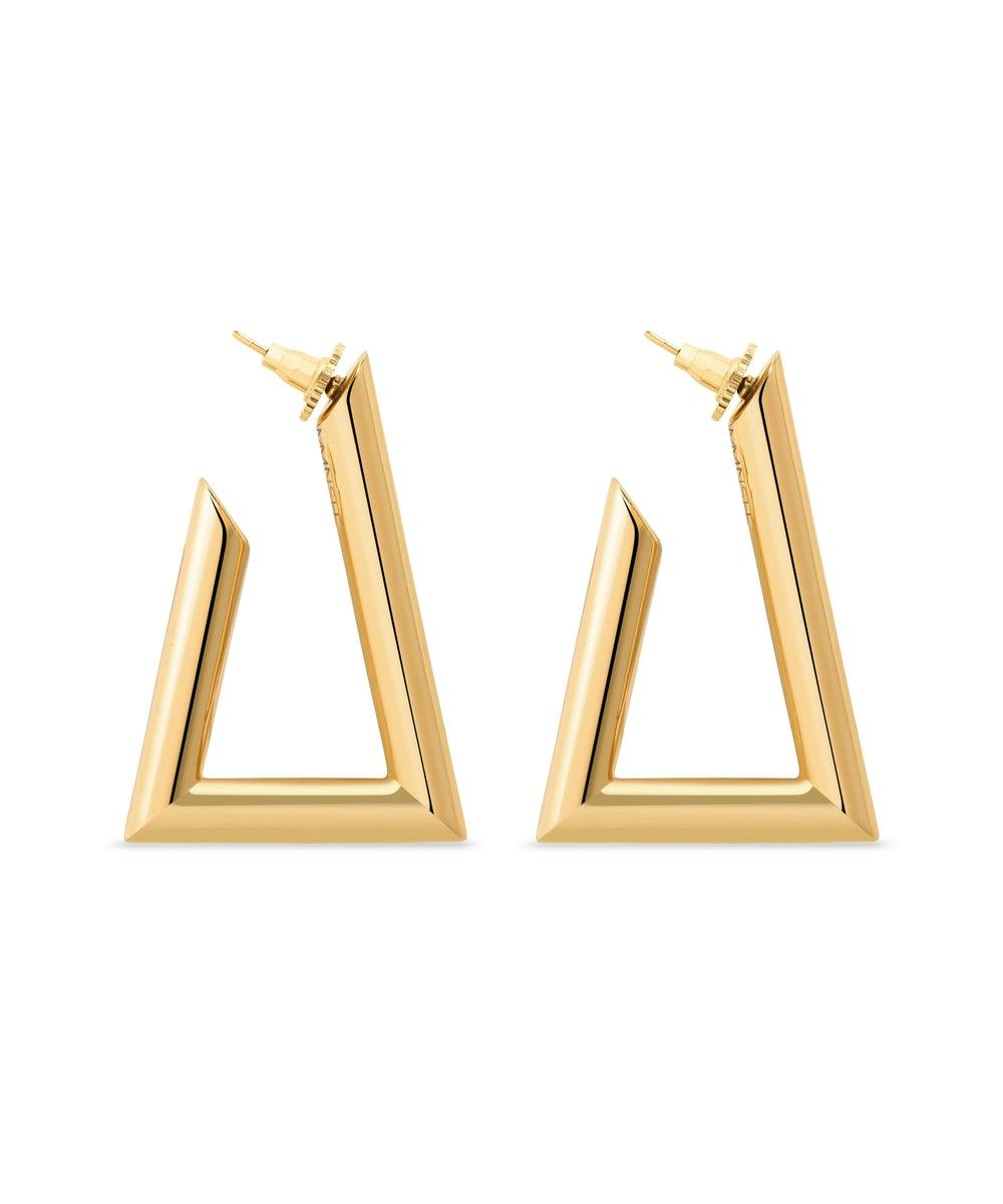 Gold Oro Triangle Hoops, a product by MNSH
