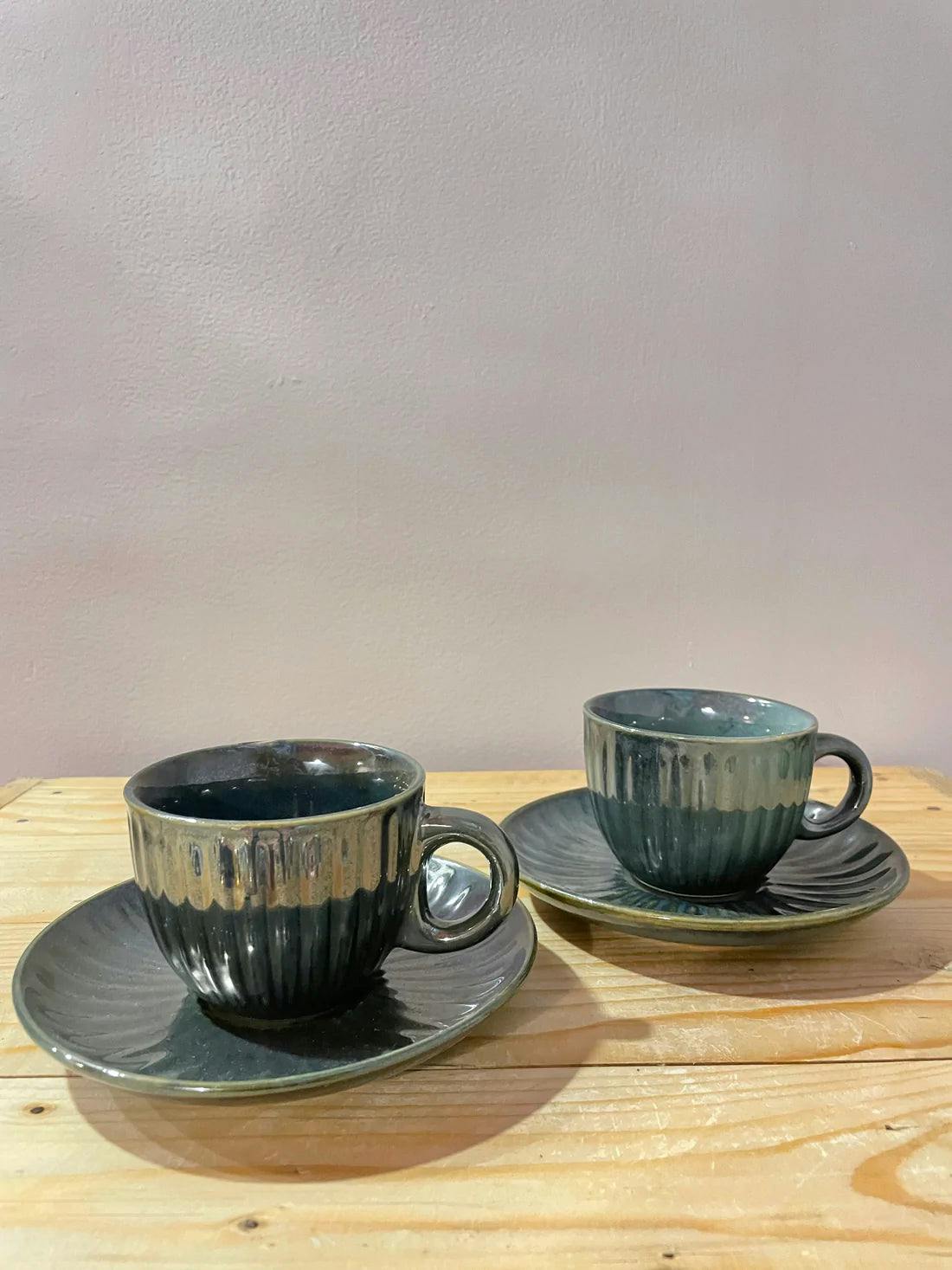 Mehroon Cup & Saucer, a product by Hello December