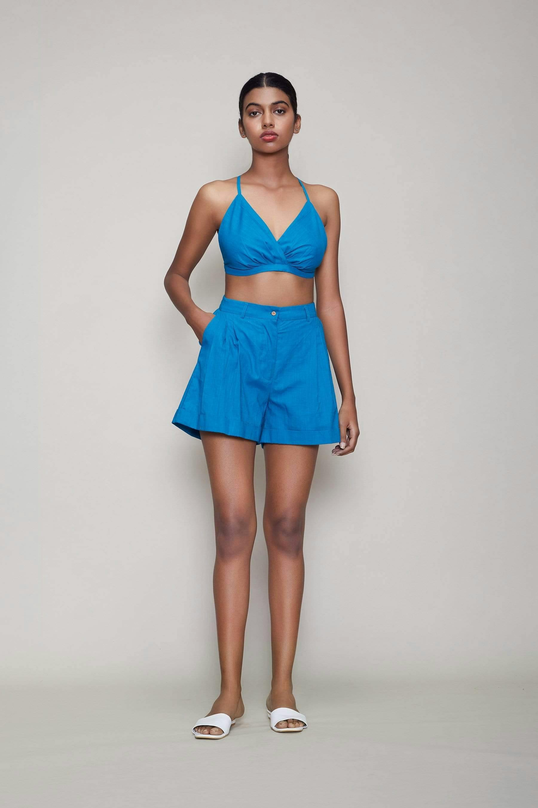 Mati Rang Bralette - Blue, a product by Style Mati