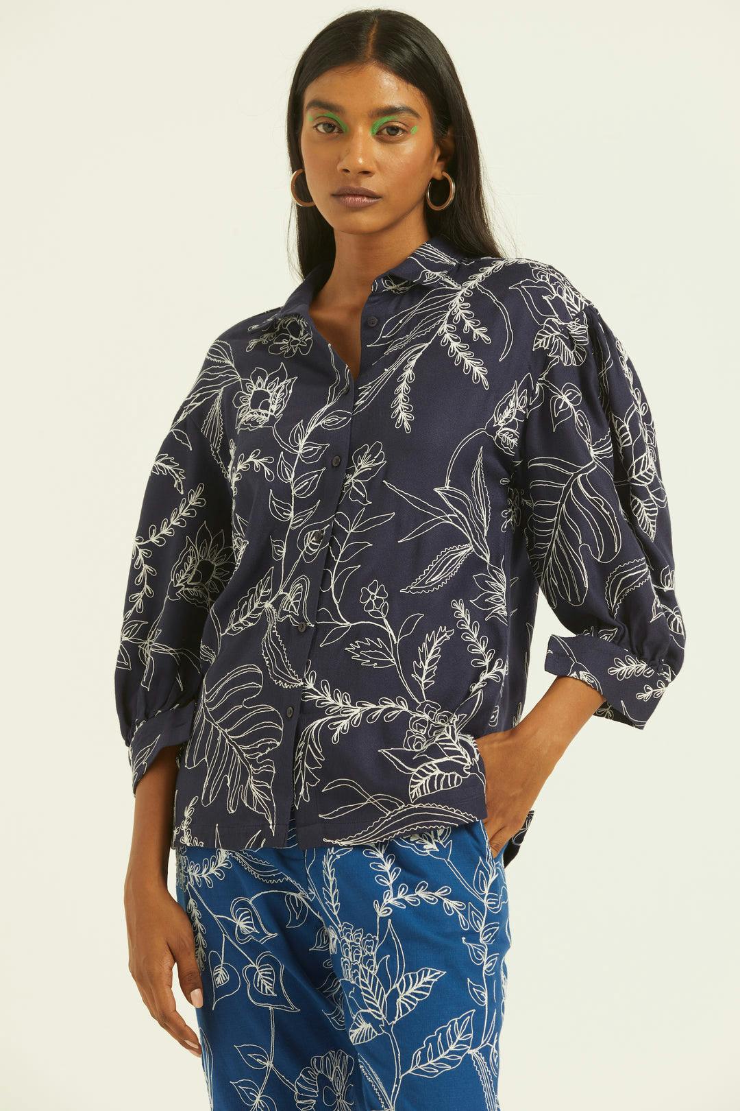 Dori Embroidered Shirt, a product by Dash & Dot