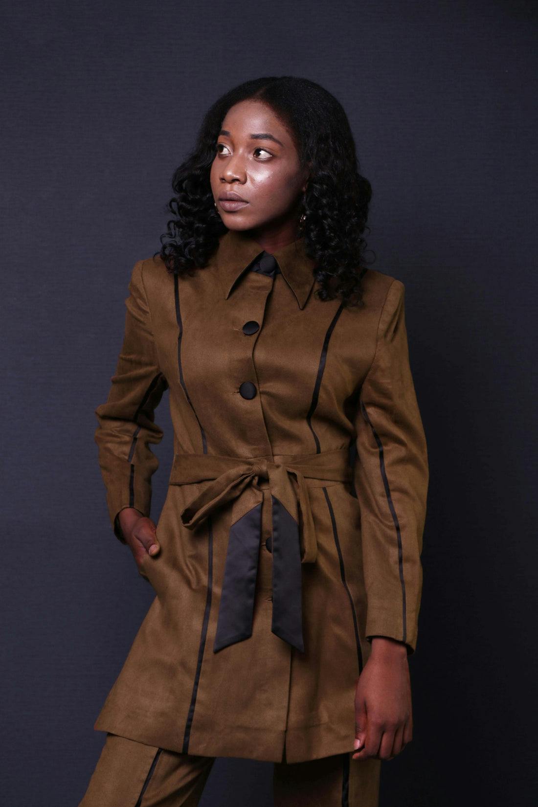 Long Vintage Collar Coat, a product by Corpora Studio