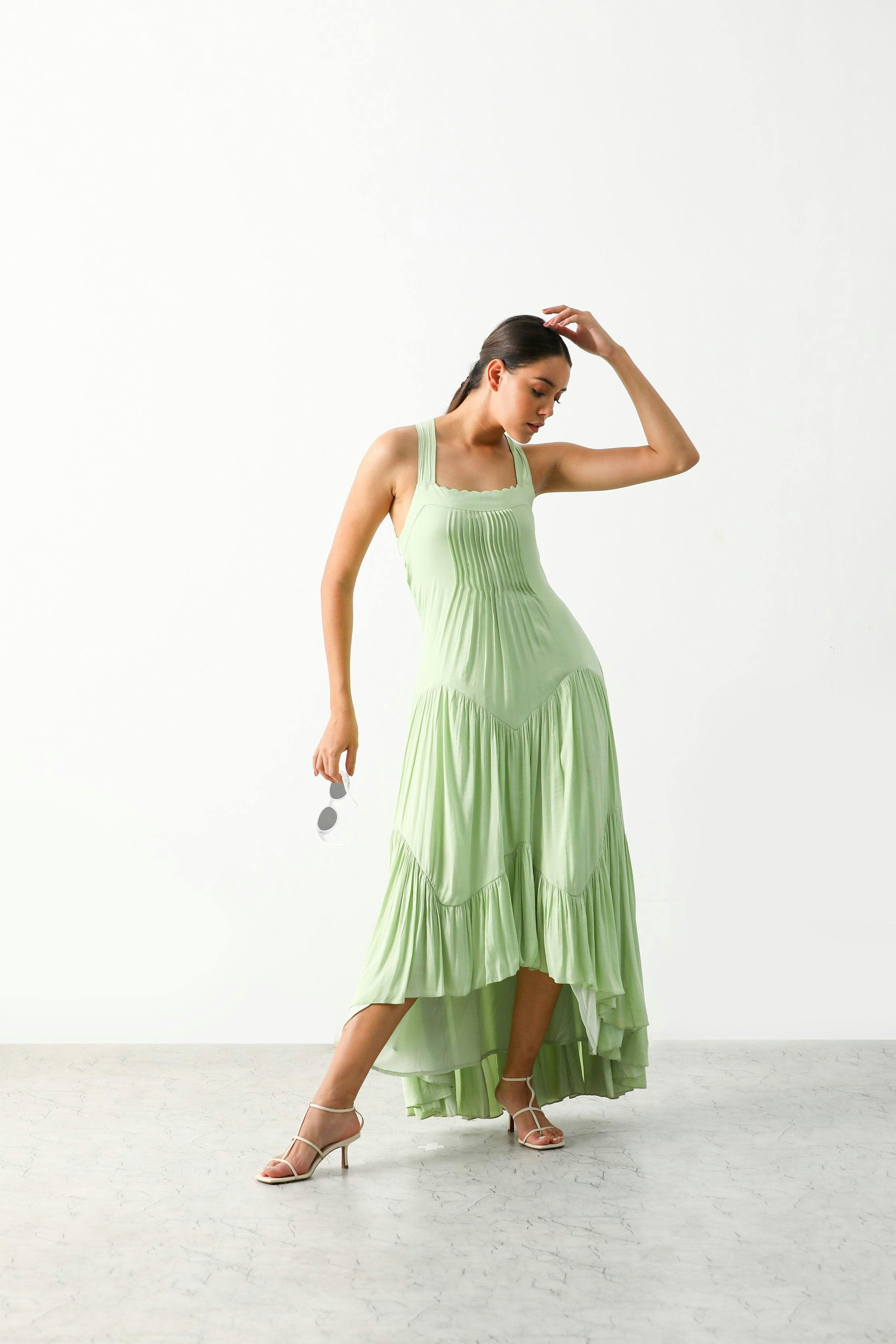 Thumbnail preview #0 for Amara Assymetrical Midi Dress