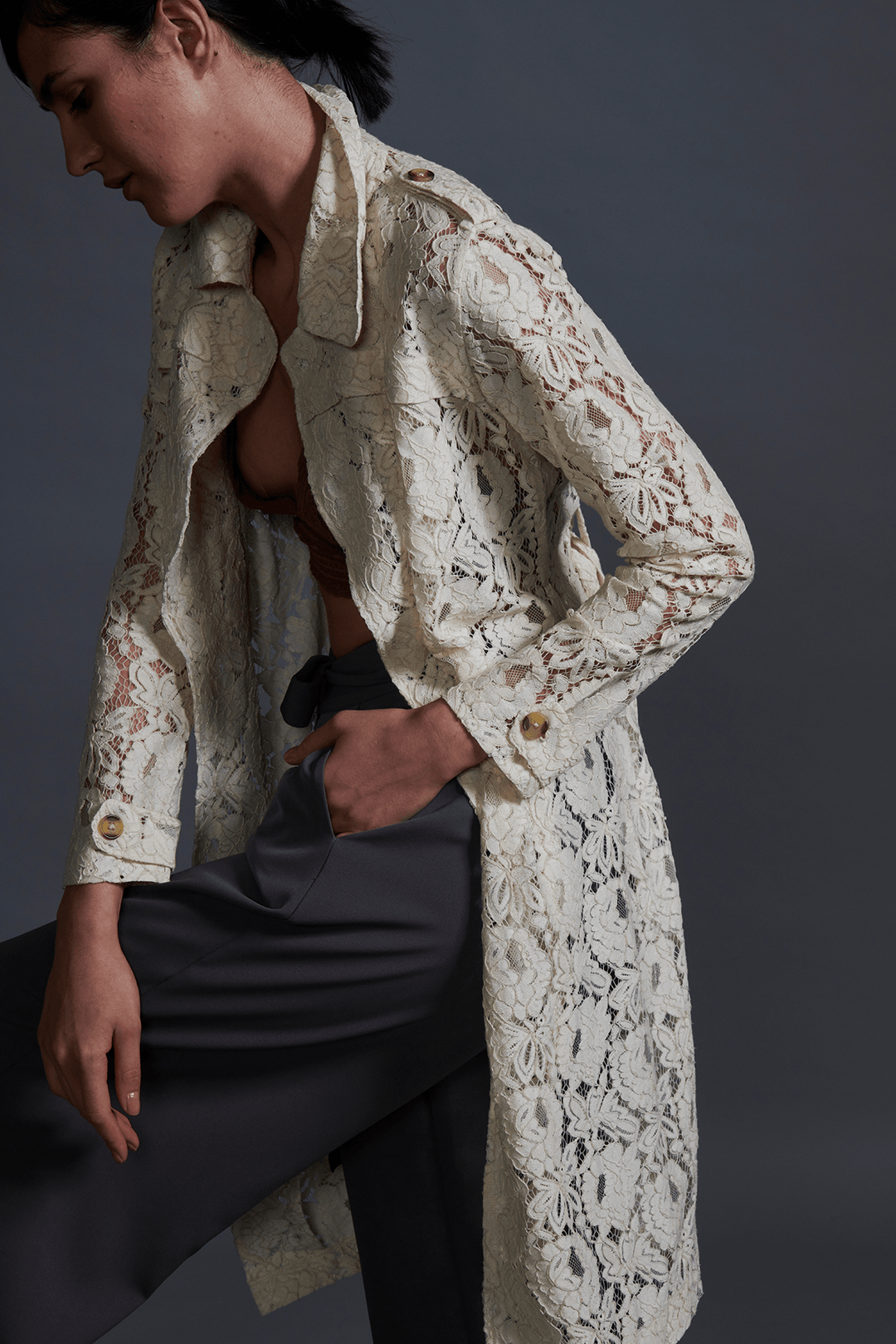 Deconstructed Lace Jacket, a product by Dash & Dot