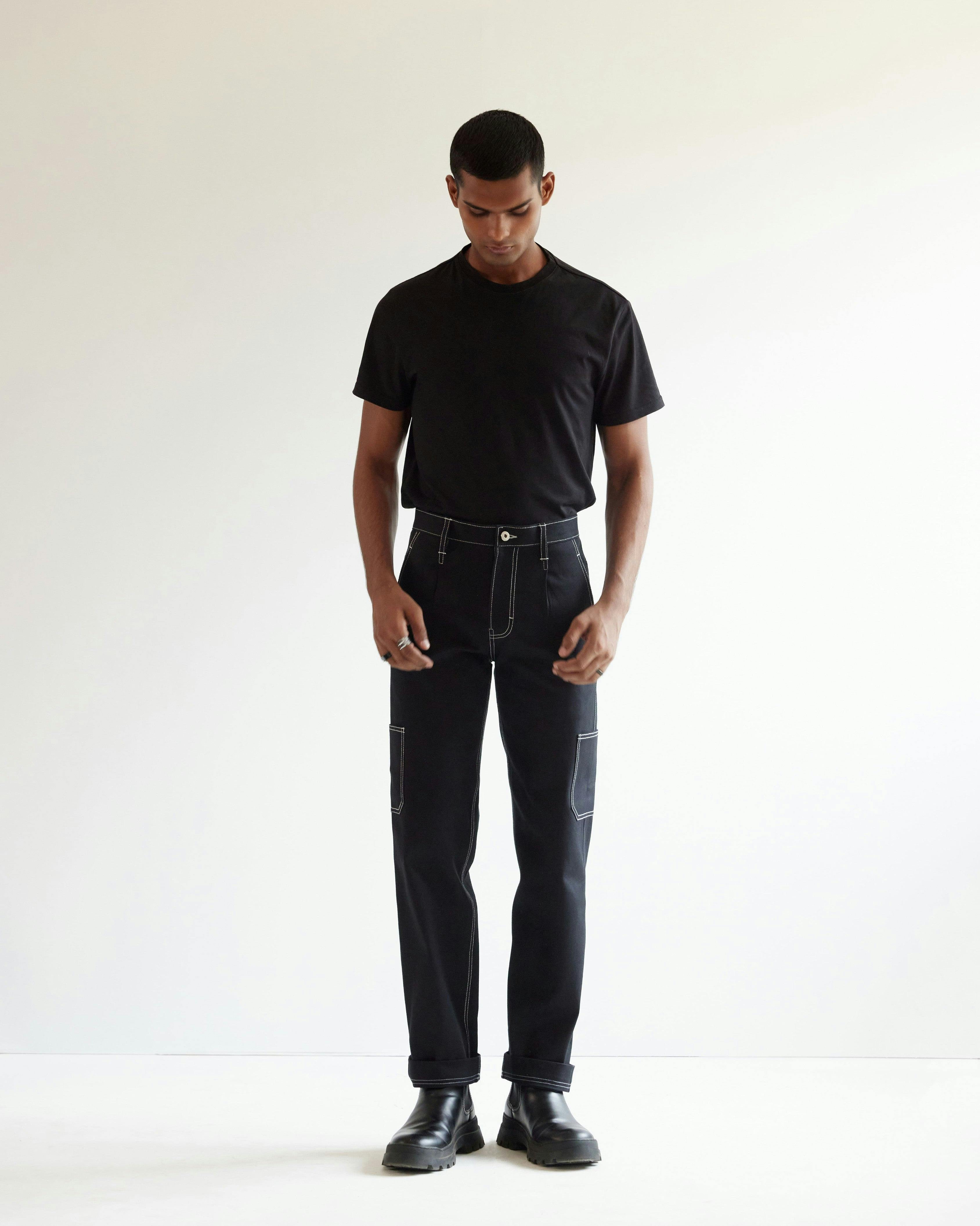 Cargo Denim Black, a product by Country Made