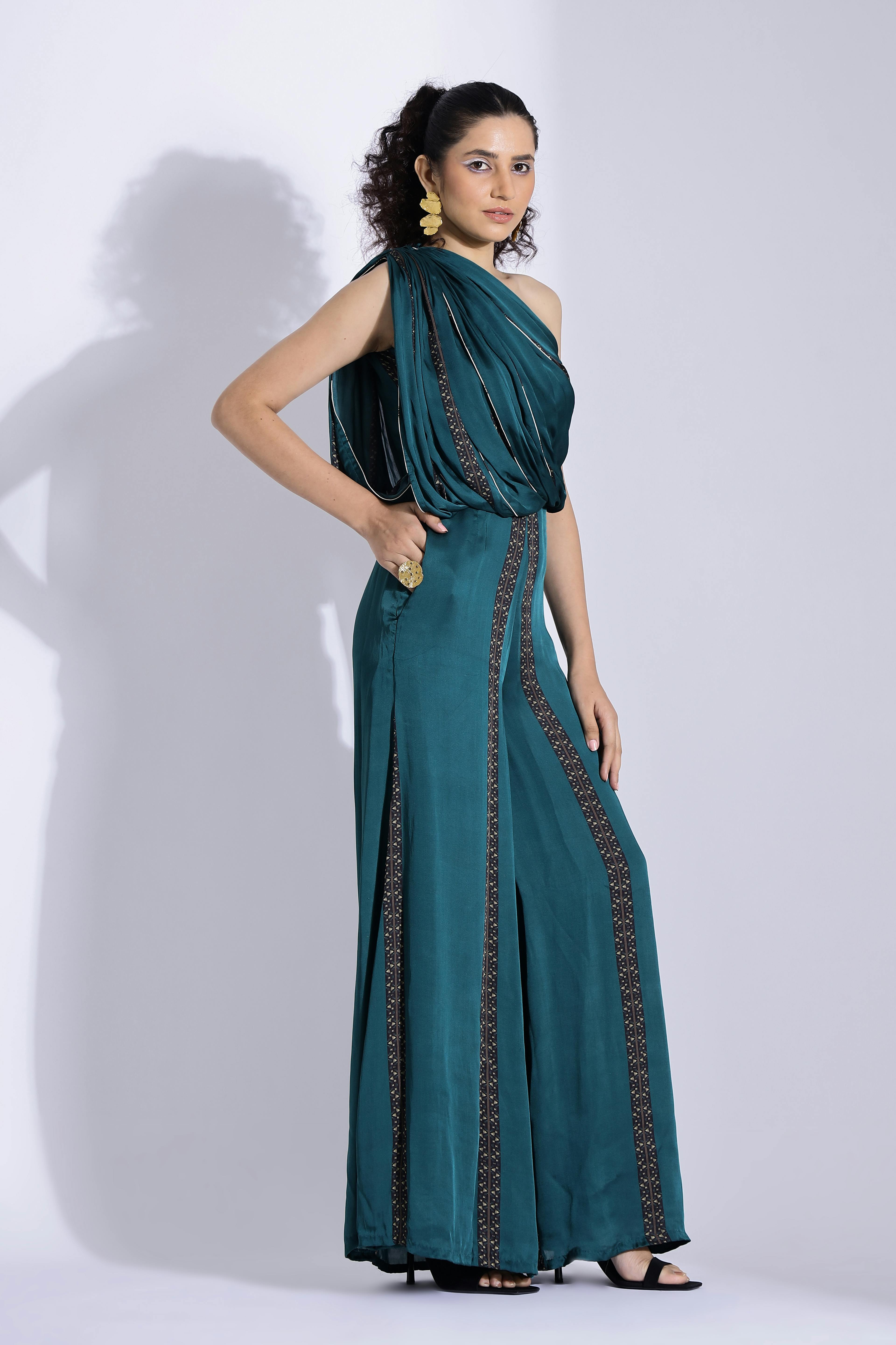 Hand draped Jumpsuit , a product by Studio Surbhi