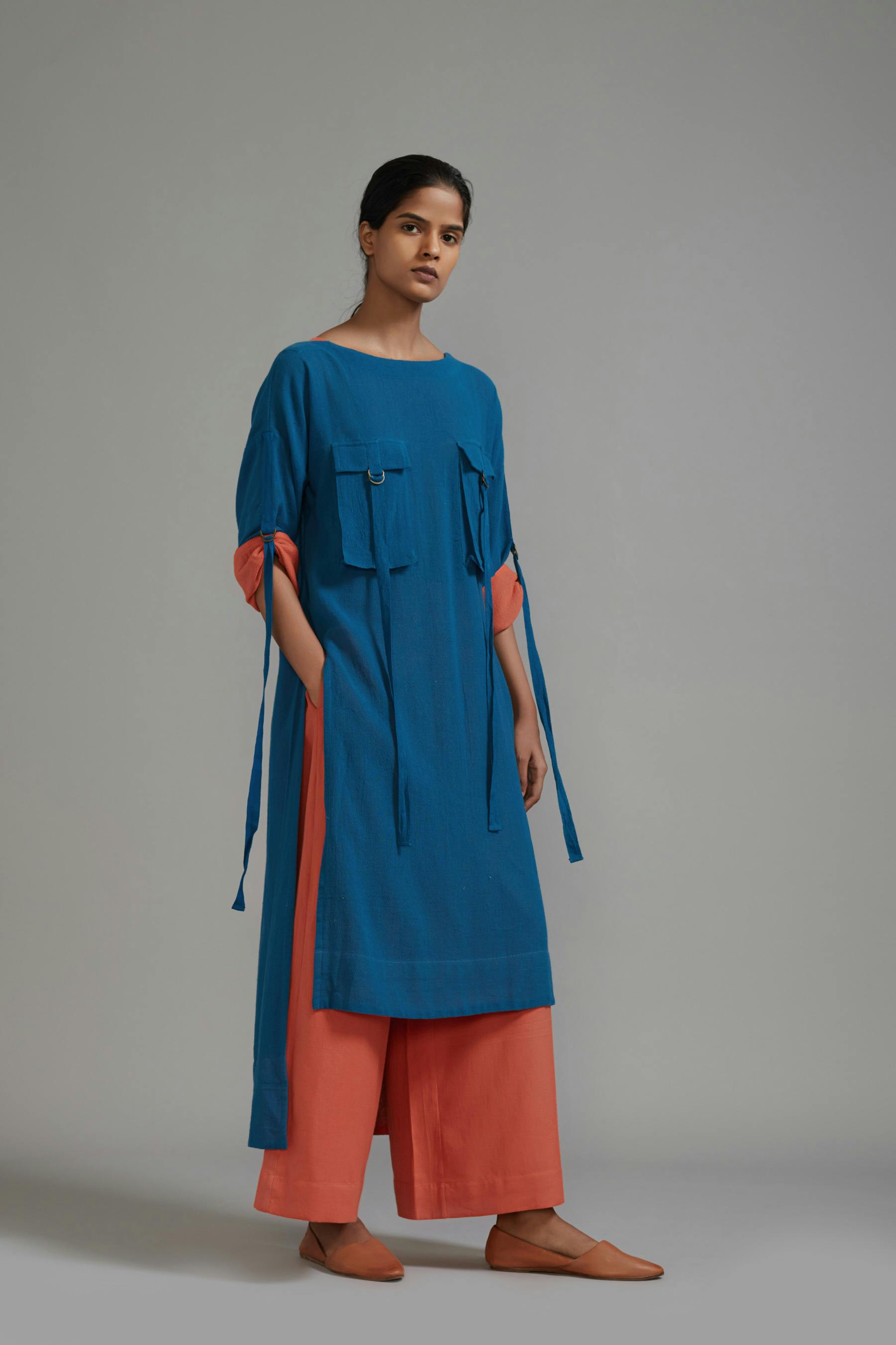 Thumbnail preview #1 for Blue New Ruka Tunic 