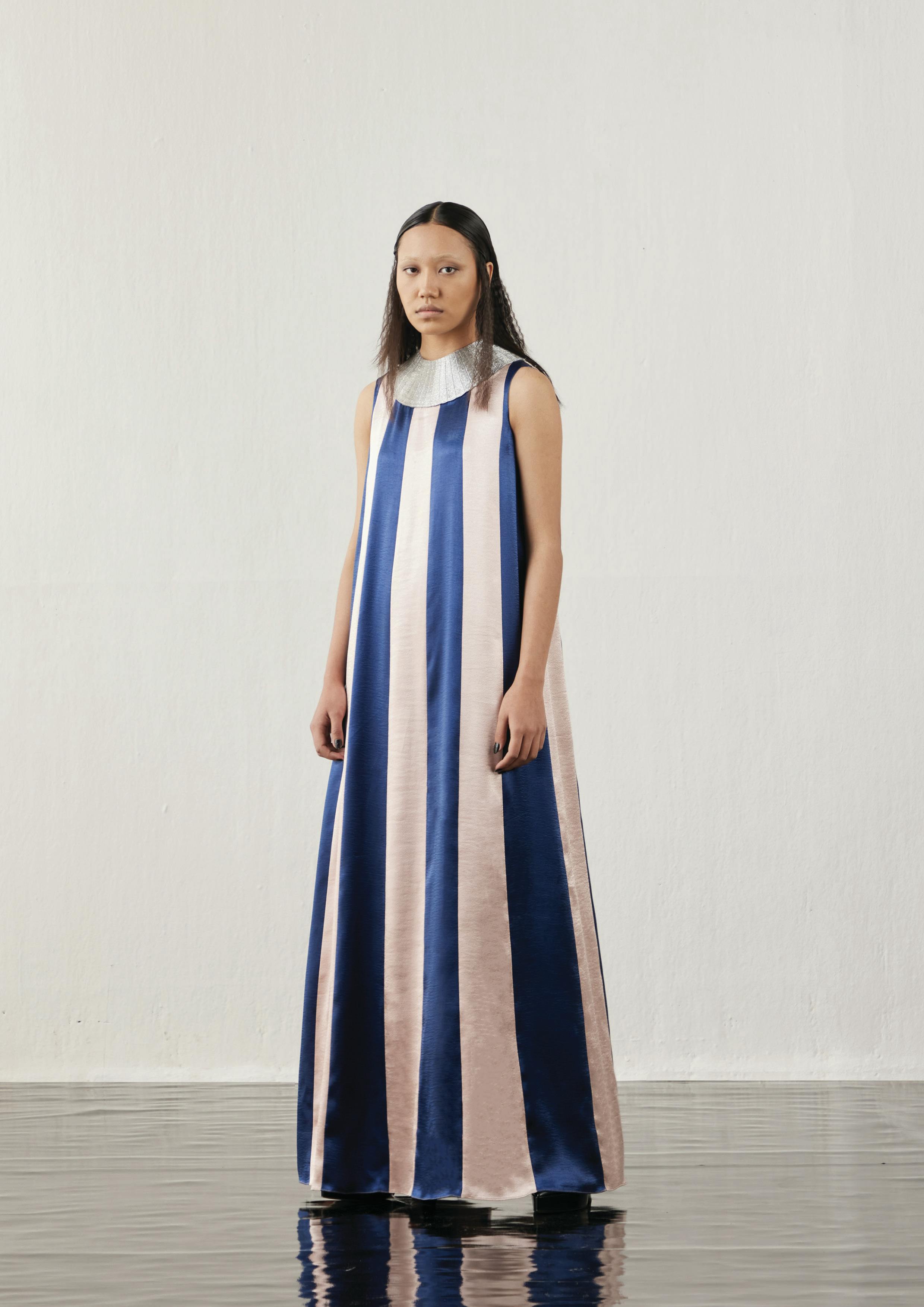 Striped Color-blocked Dress, a product by AKHL