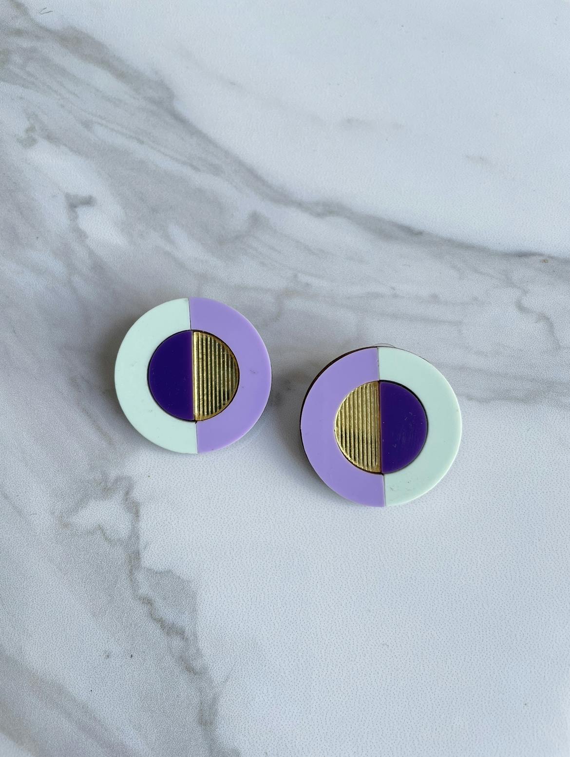 Dual Tone Studs, a product by Curated Curiosities