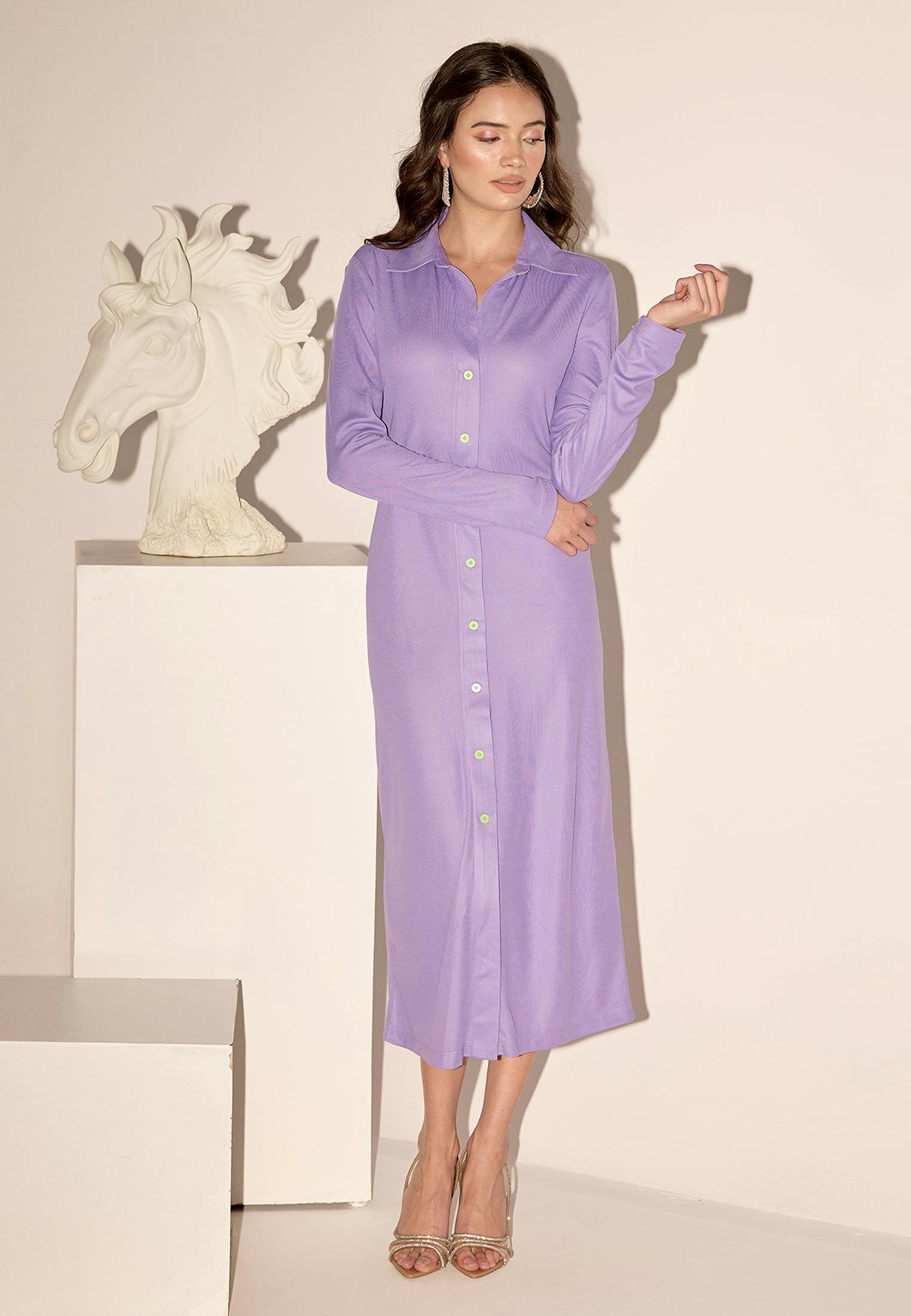 Periwinkle Lounging Dress, a product by Lola's